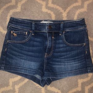 Abercrombie kids denim jean shorts-16